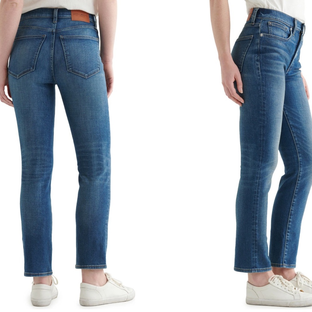 Lucky Brand Sweet’N Straight Dark Wash Jeans 6/28R